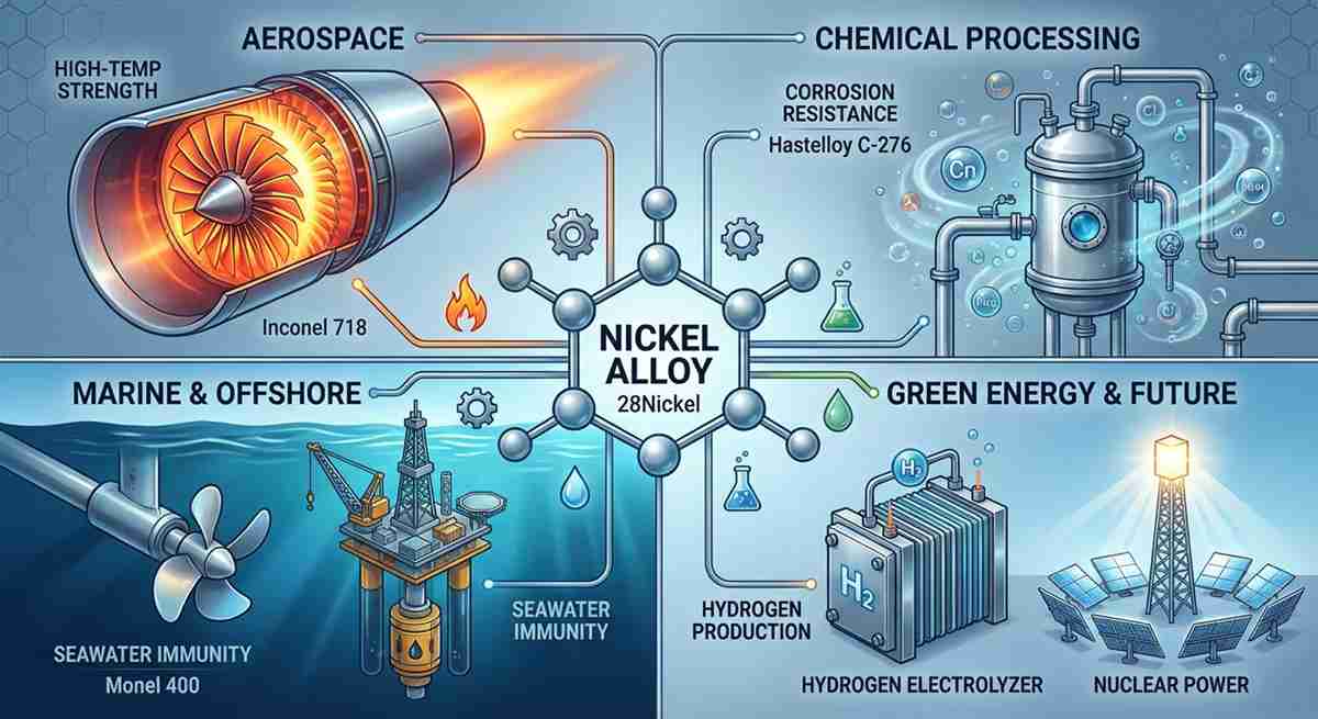 Top Nickel Alloy Applications: A Complete Guide