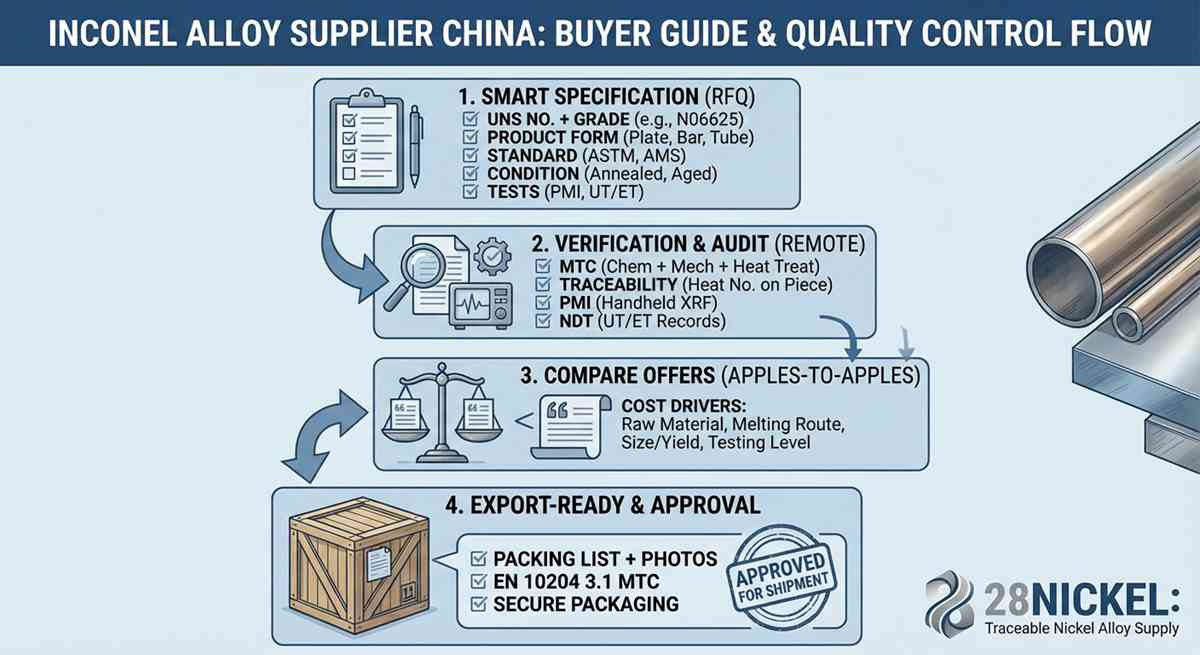 inconel-Legierung Lieferant China: Einkaufsführer