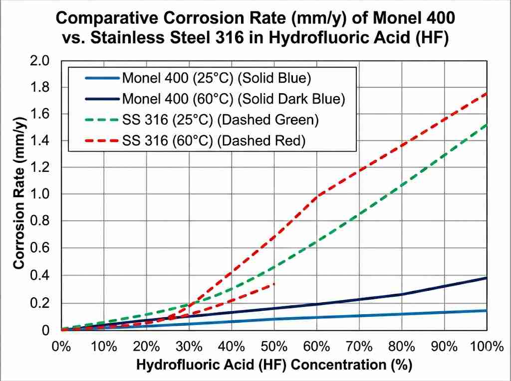 How Monel Alloy Suppliers Validate Corrosion Resistance in HF Acid