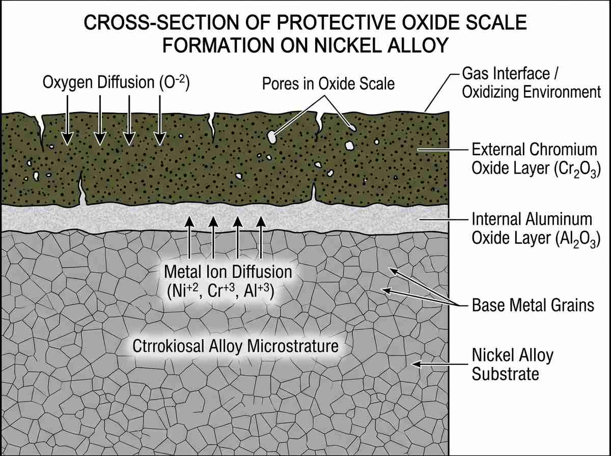 니켈 합금의 작동 온도 범위는 어떻게 되나요?