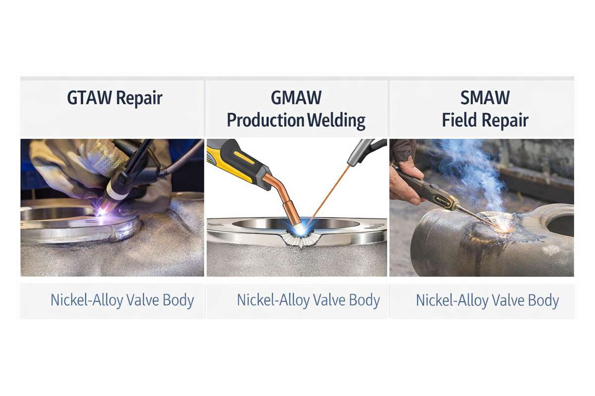 Metal de enchimento Hastelloy C-276 para corpos de válvulas