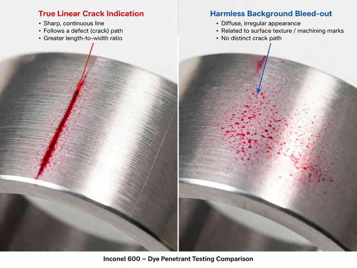Inconel 600 Dye Penetrant Testing Quality Checklist