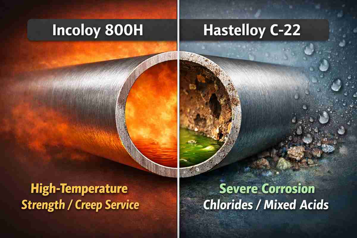 Incoloy 800H vs Hastelloy C-22 for Heat Exchanger Tubing