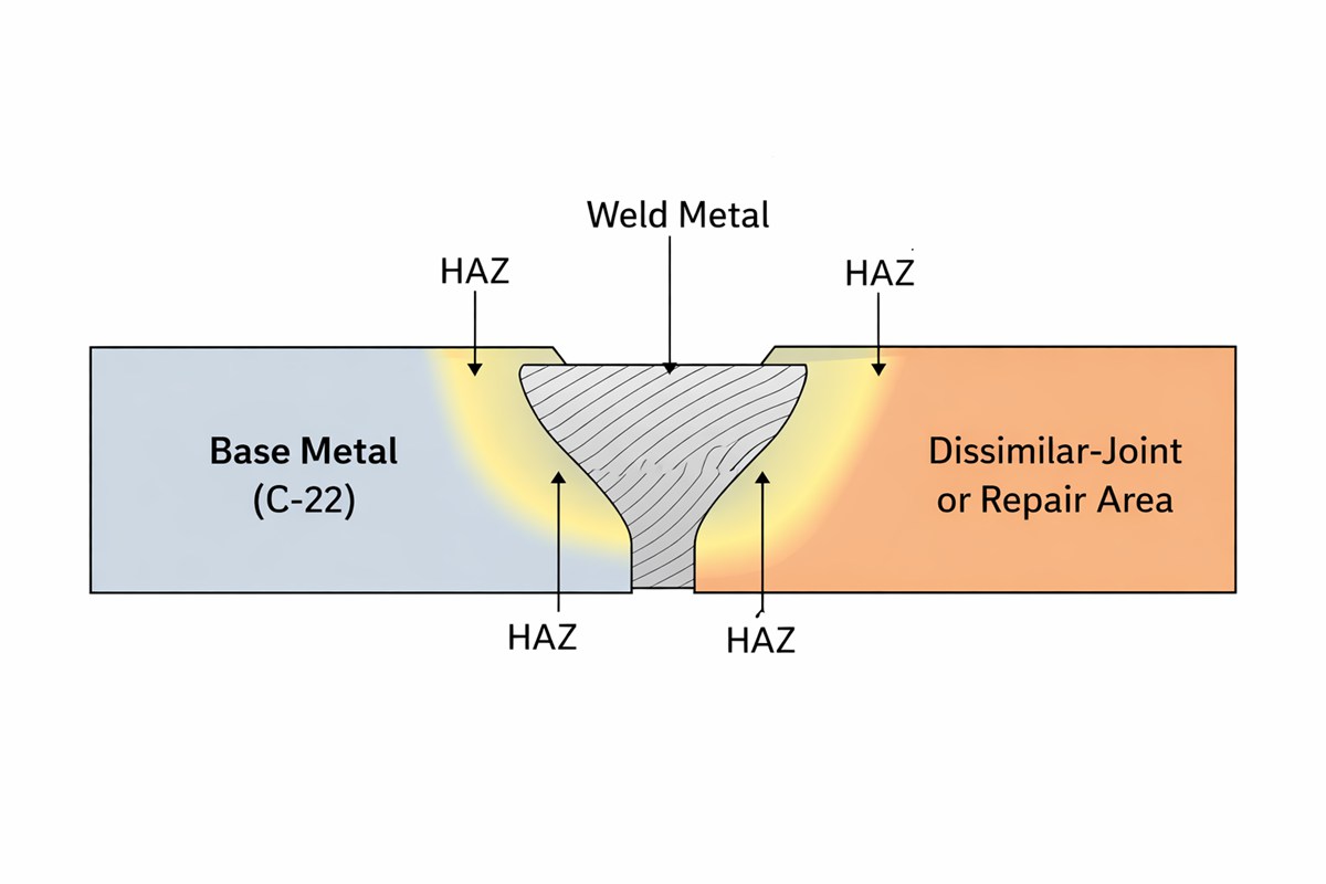 Hastelloy C-22 Filler Selection for Valve Bodies