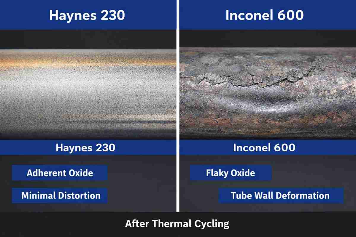 Haynes 230 vs Inconel 600 for Heat Exchanger Tubing