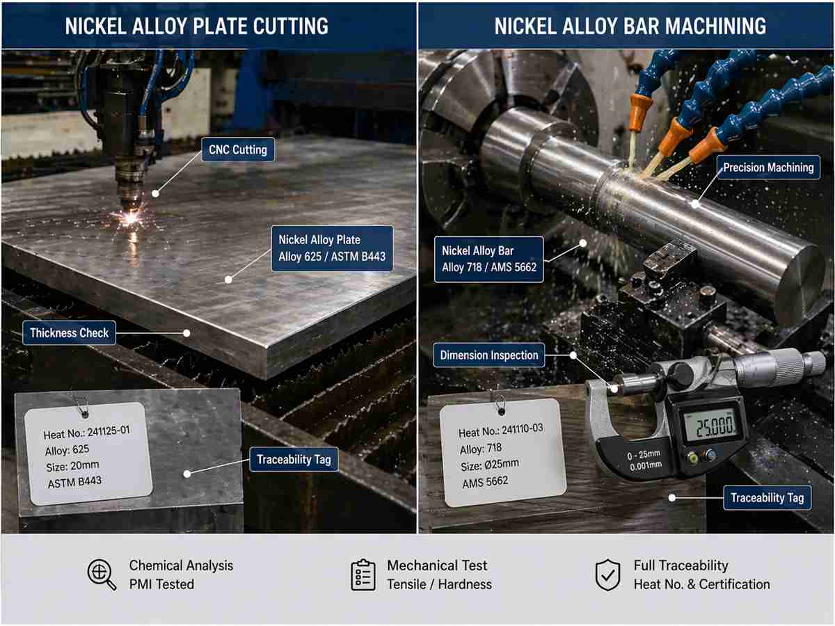 nickel alloy bar and plate supplier with fast delivery