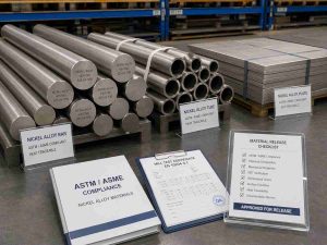 ASTM ASME compliant nickel alloy supplier
