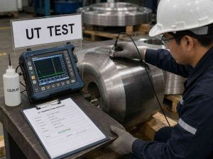 ultrasonic testing for nickel alloy forgings