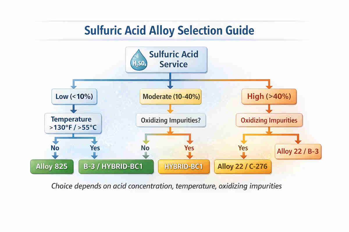 Haynes 214 corrosion resistance in sulfuric acid