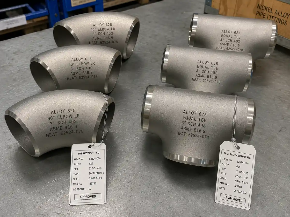 nickel alloy elbows and tees supplier
