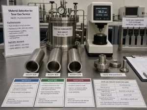meilleur alliage de nickel pour le service de gaz acide
