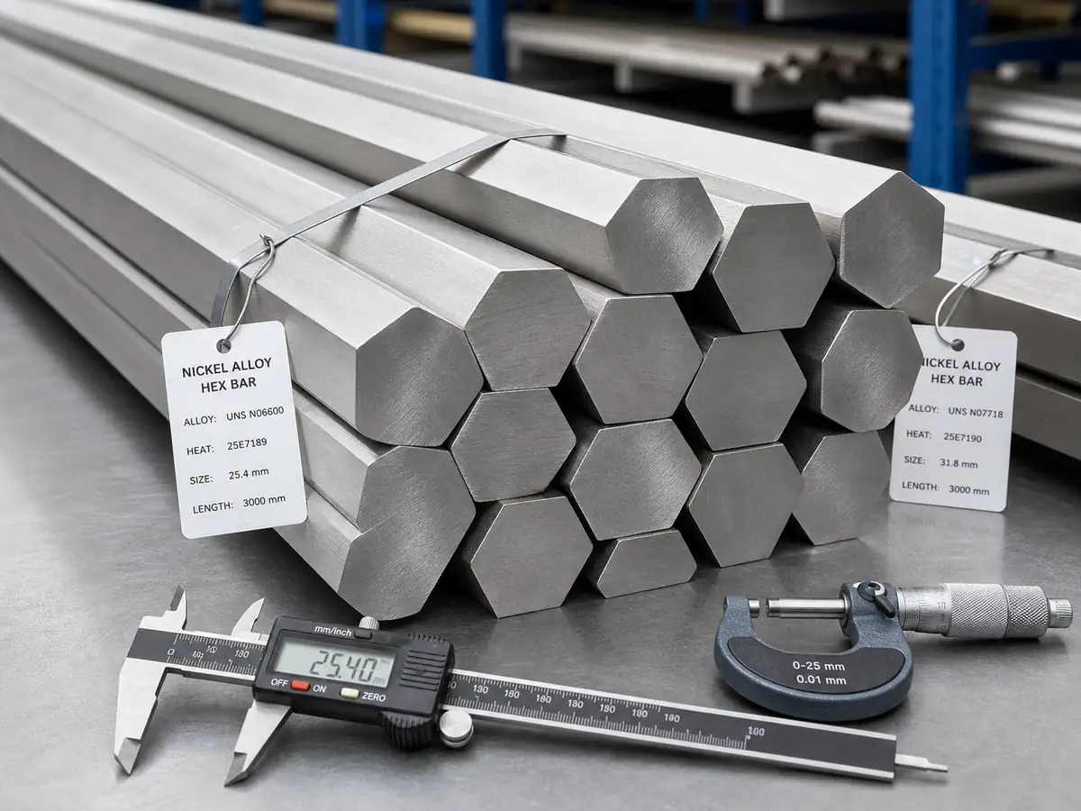 nickel alloy hex bar for CNC machining