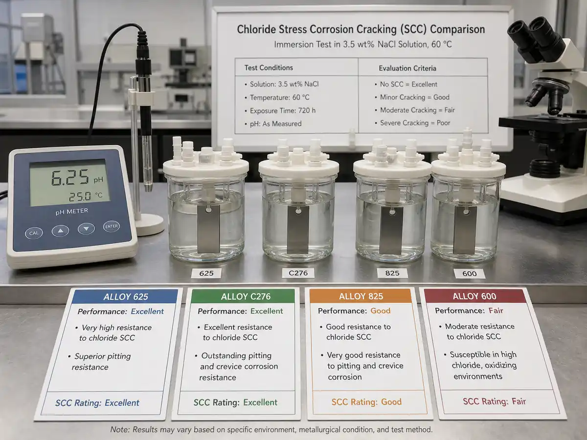 best nickel alloy for chloride stress corrosion cracking