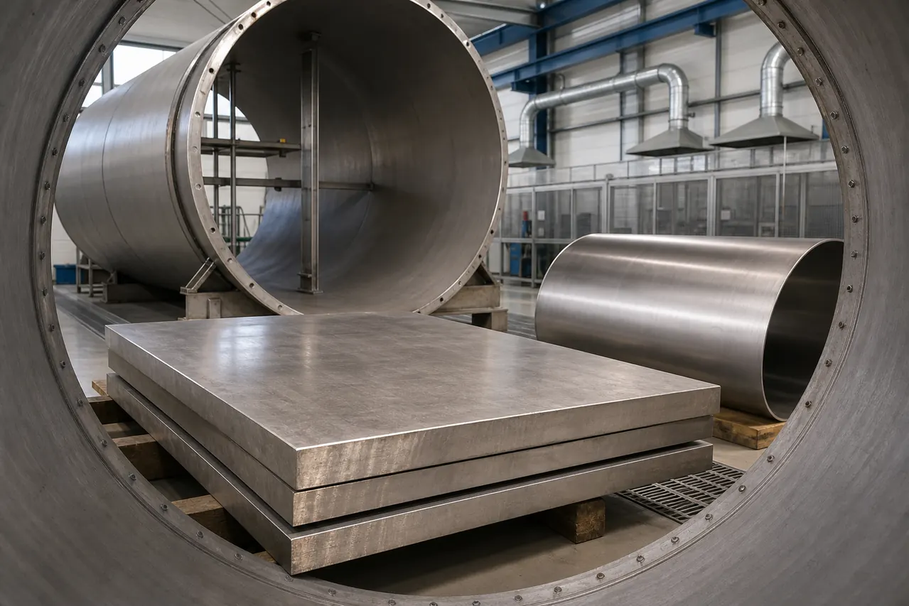 Monel 400 plate for hydrofluoric acid storage tanks
