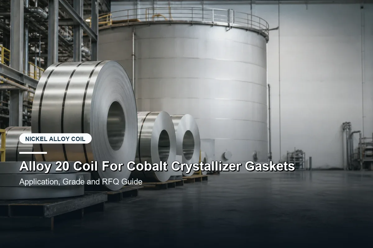 Alloy 20 Coil For Cobalt Crystallizer Gaskets