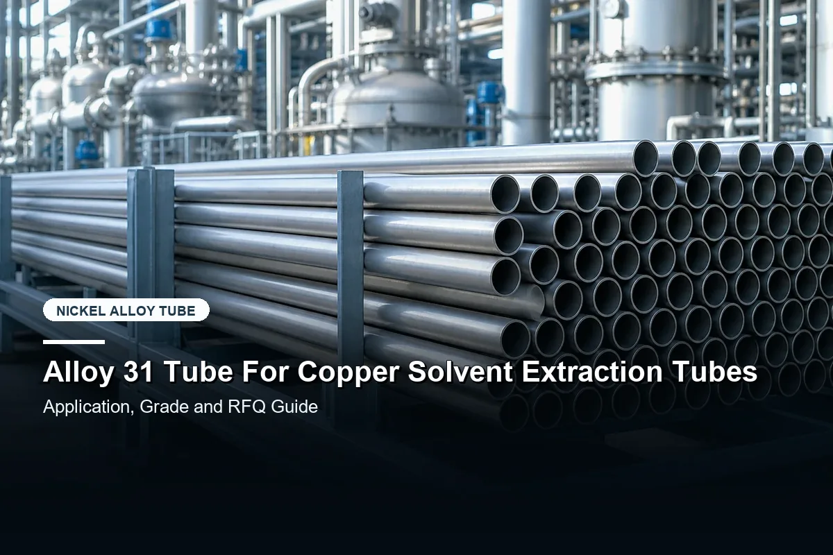 Alloy 31 Tube For Copper Solvent Extraction Tubes