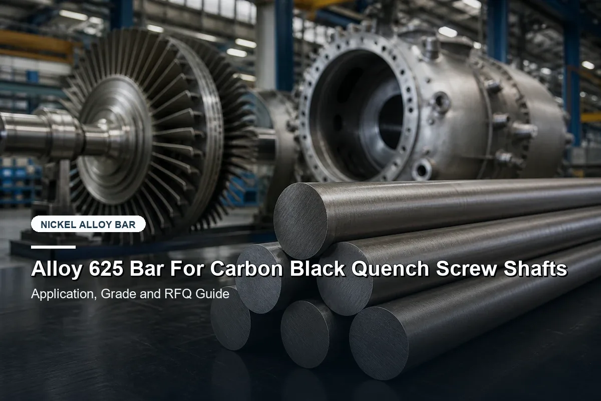 Alloy 625 Bar For Carbon Black Quench Screw Shafts