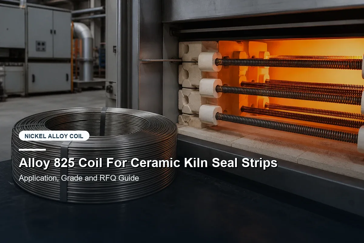 Alloy 825 Coil For Ceramic Kiln Seal Strips