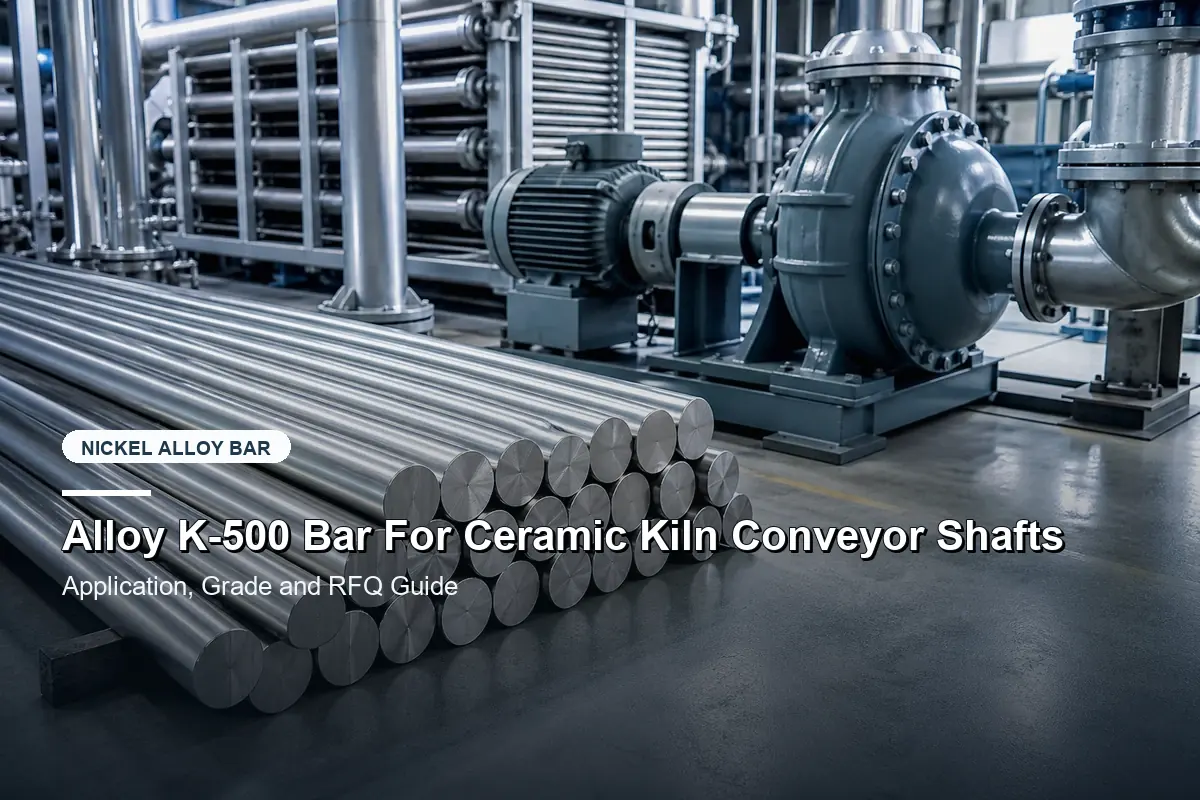 Alloy K-500 Bar For Ceramic Kiln Conveyor Shafts