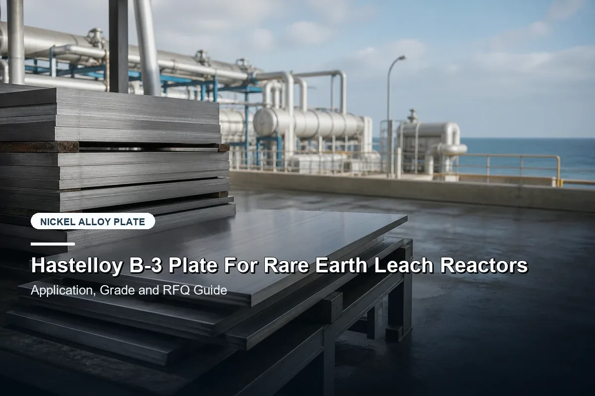 Hastelloy B-3 Plate For Rare Earth Leach Reactors