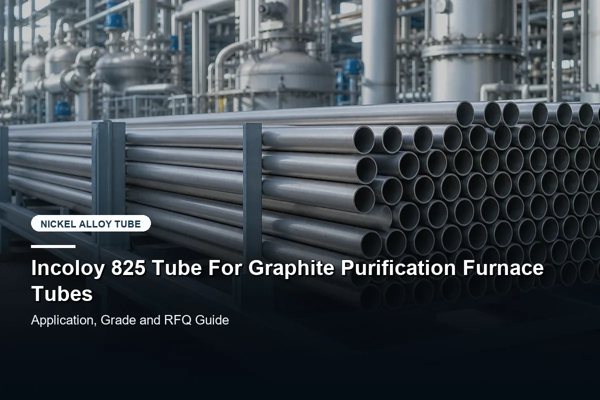 Incoloy 825 Tube For Graphite Purification Furnace Tubes