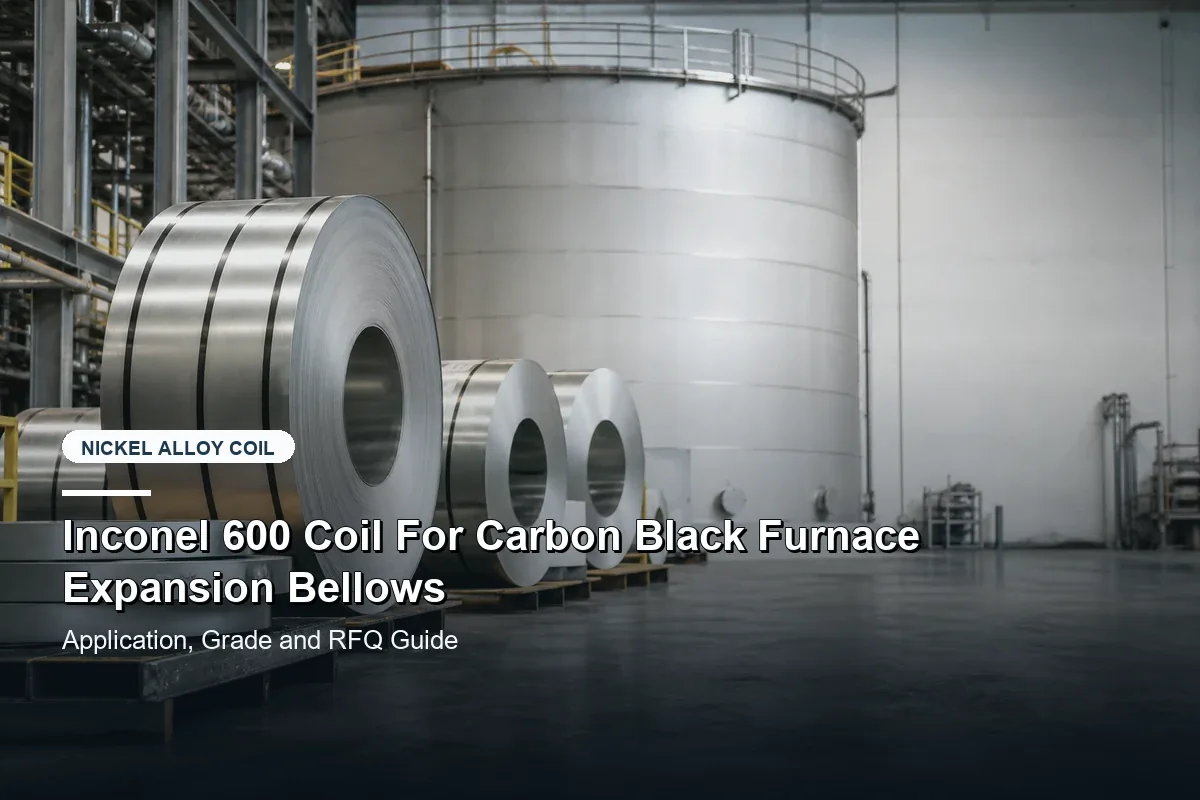 Inconel 600 Coil For Carbon Black Furnace Expansion Bellows