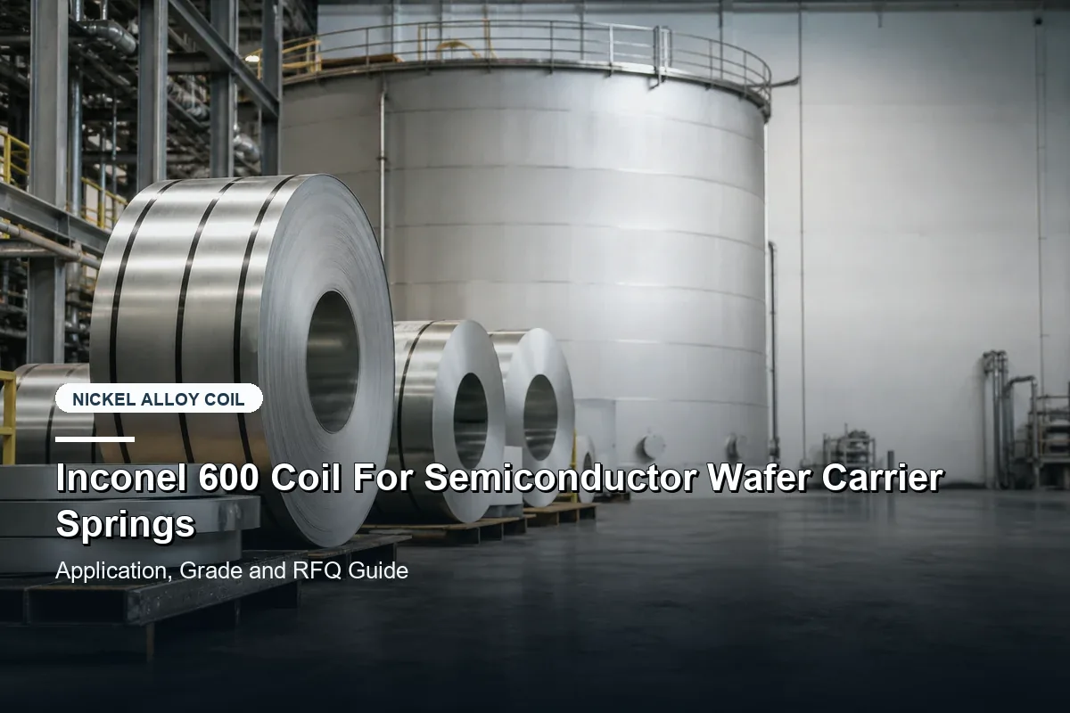 Inconel 600 Coil For Semiconductor Wafer Carrier Springs