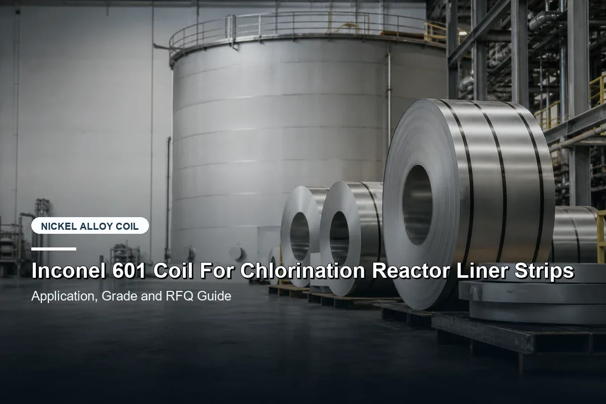 Inconel 601 Coil For Chlorination Reactor Liner Strips