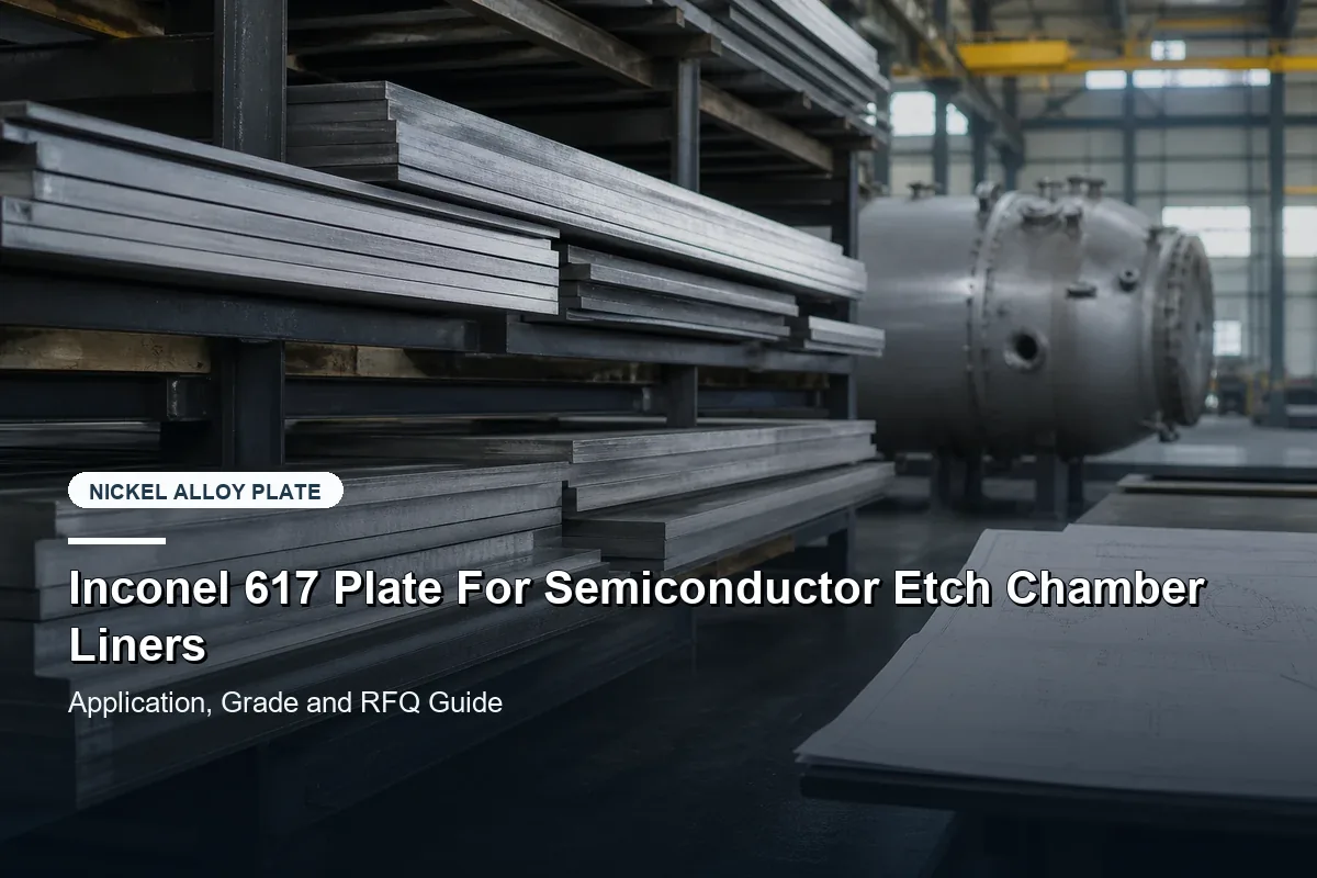 Inconel 617 Plate For Semiconductor Etch Chamber Liners