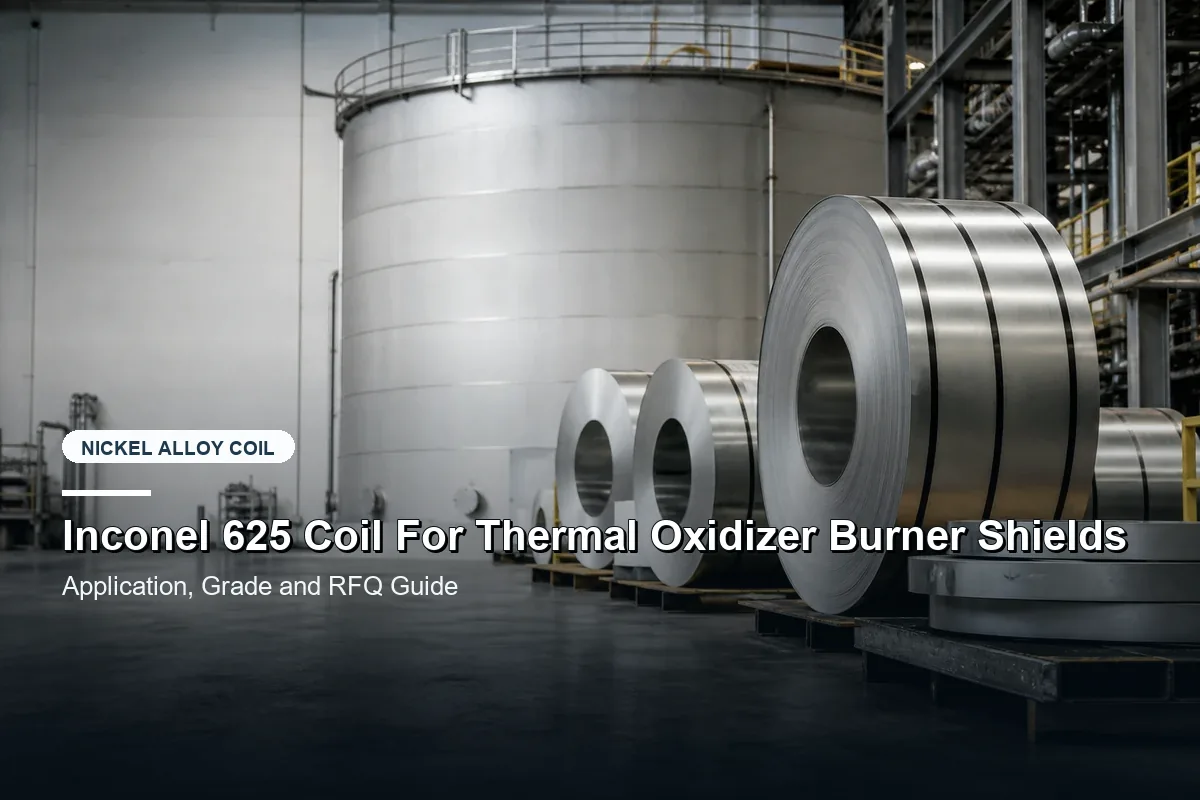 Inconel 625 Coil For Thermal Oxidizer Burner Shields