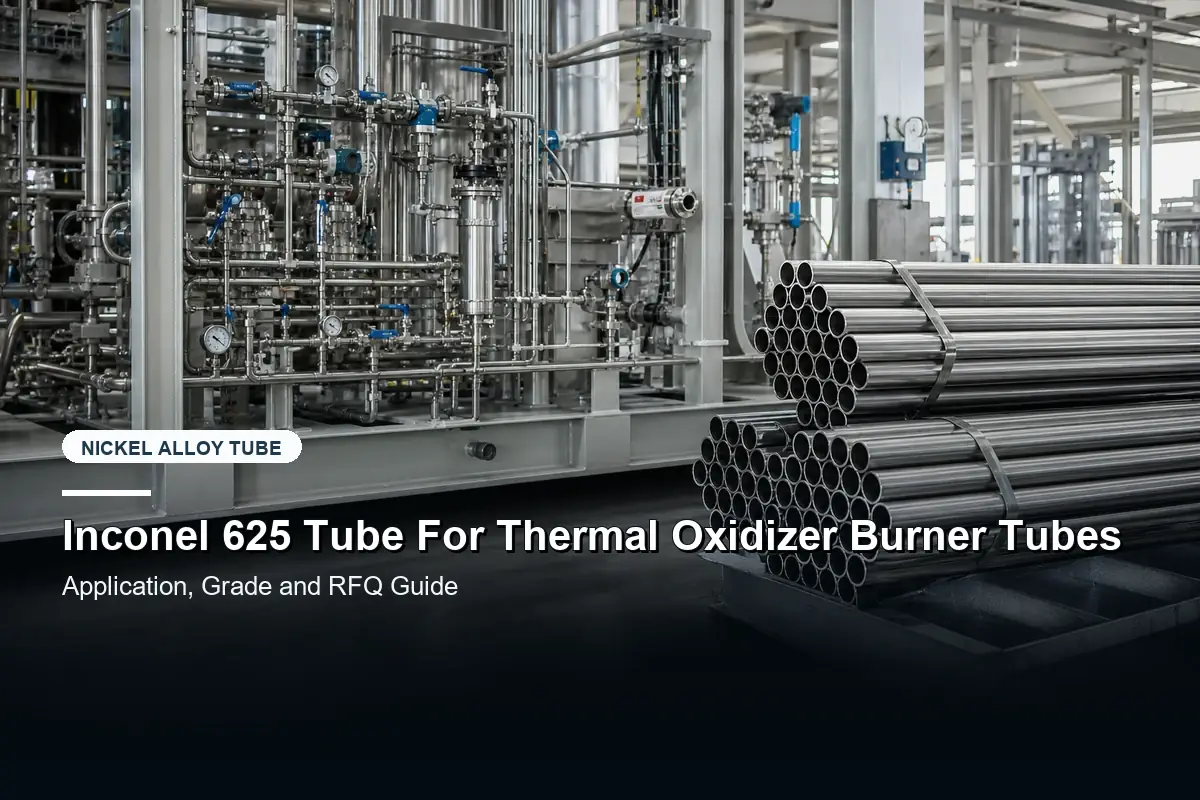Inconel 625 Tube For Thermal Oxidizer Burner Tubes