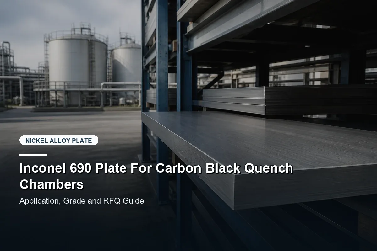 Inconel 690 Plate For Carbon Black Quench Chambers