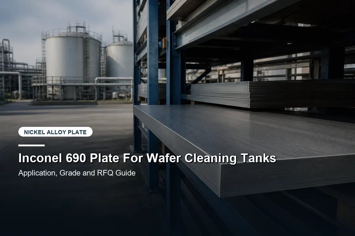 Inconel 690 Plate For Wafer Cleaning Tanks
