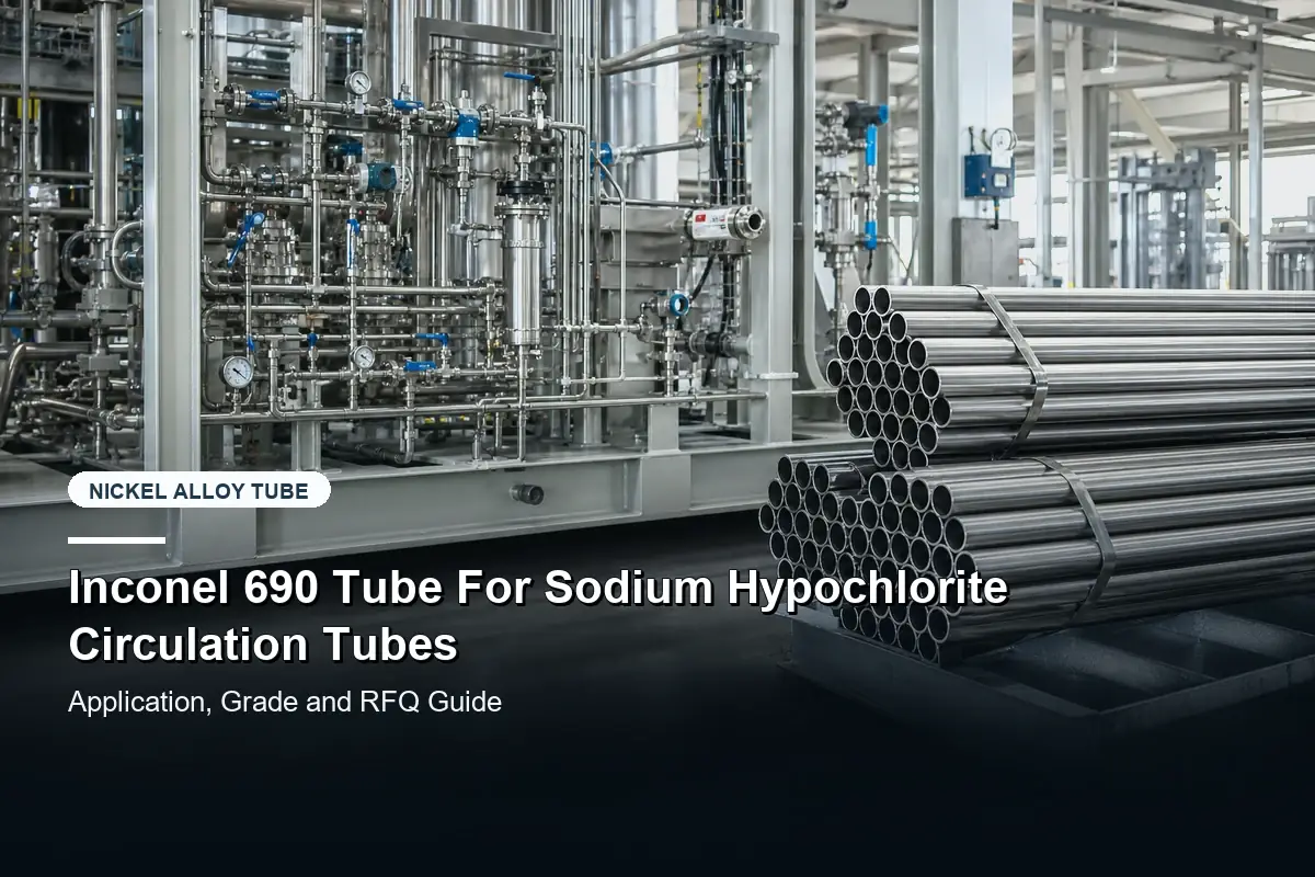 Inconel 690 Tube For Sodium Hypochlorite Circulation Tubes