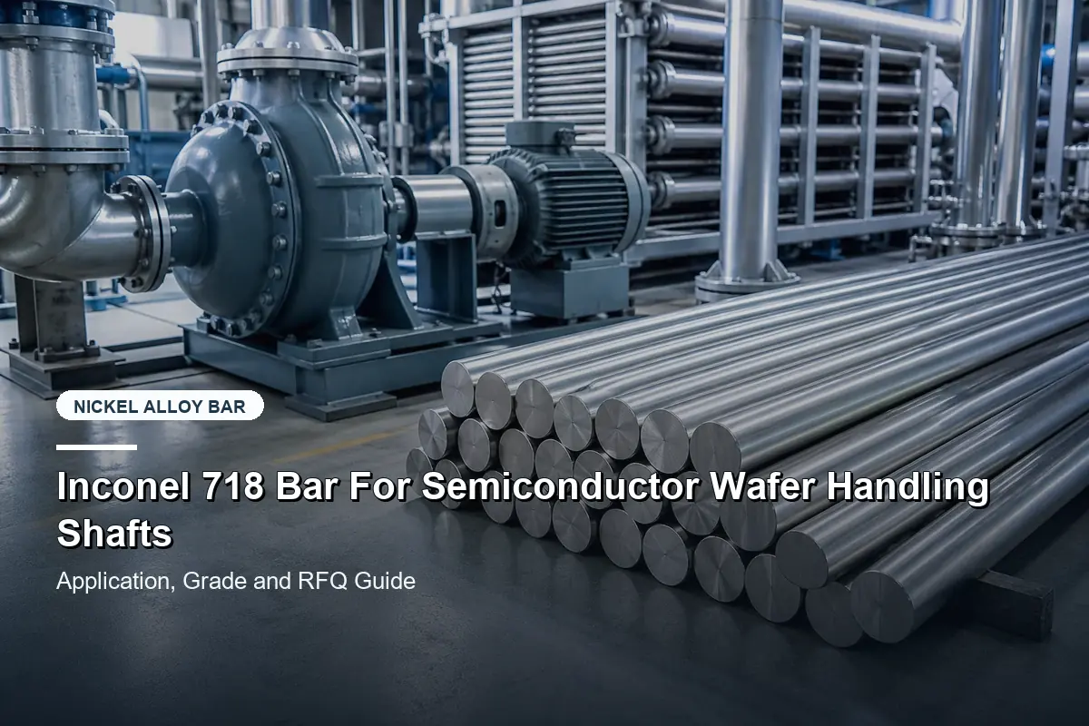 Inconel 718 Bar For Semiconductor Wafer Handling Shafts