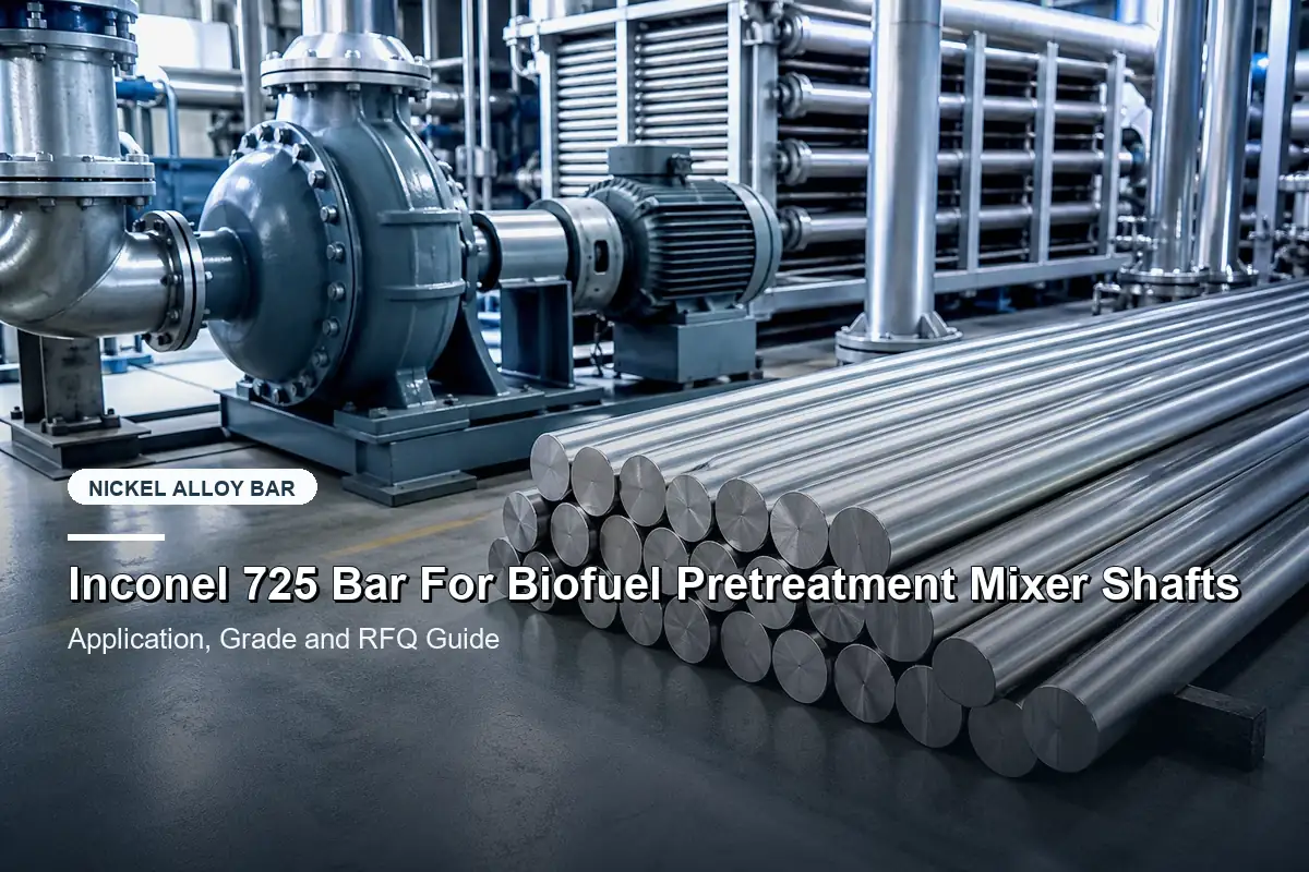 Inconel 725 Bar For Biofuel Pretreatment Mixer Shafts