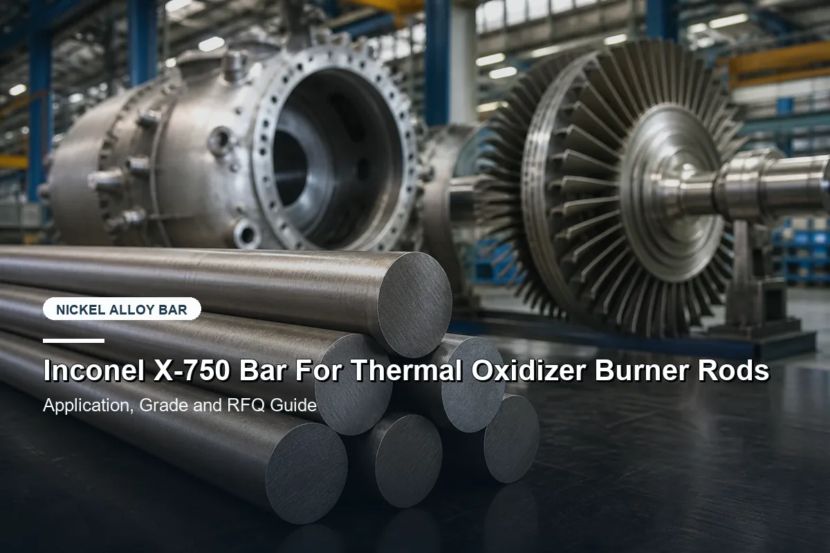 Inconel X-750 Bar For Thermal Oxidizer Burner Rods