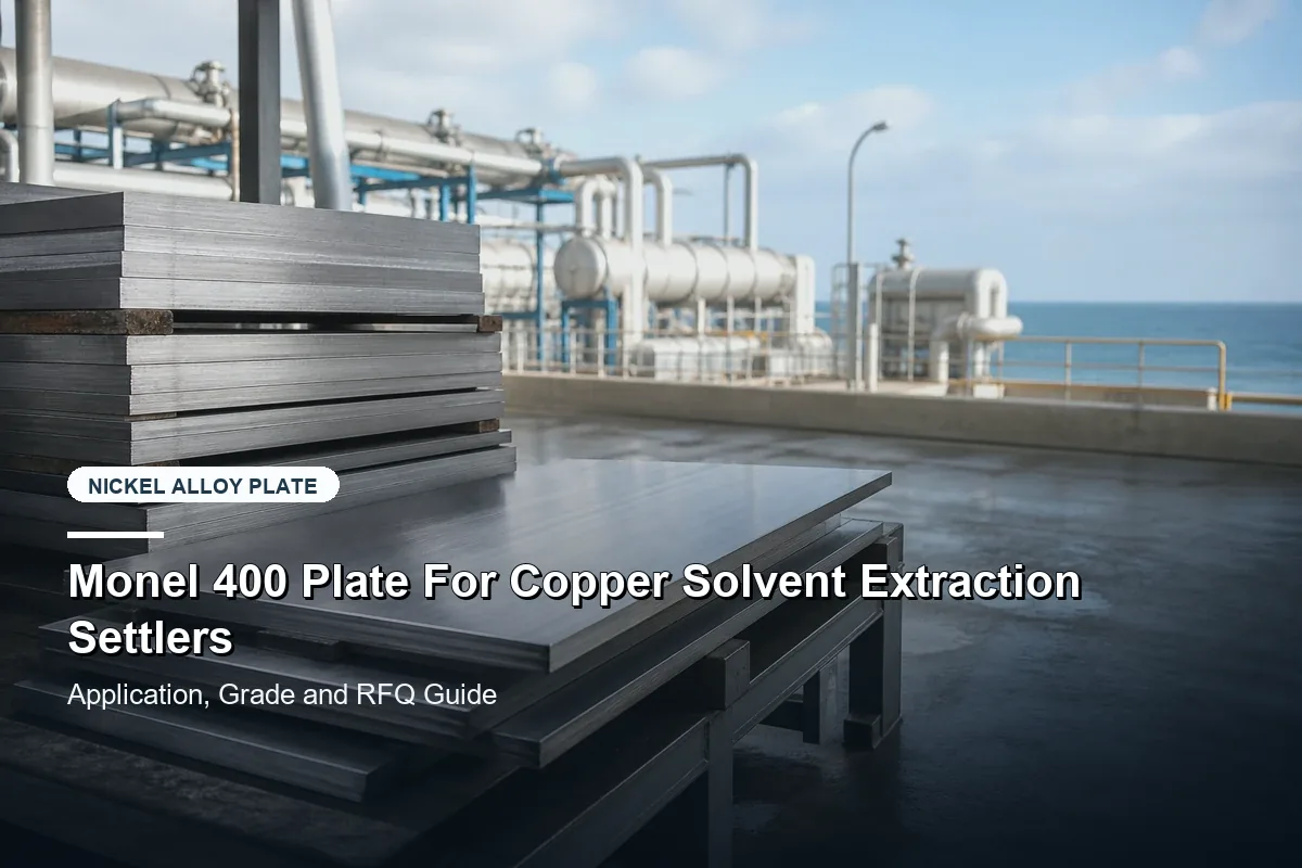 Monel 400 Plate For Copper Solvent Extraction Settlers