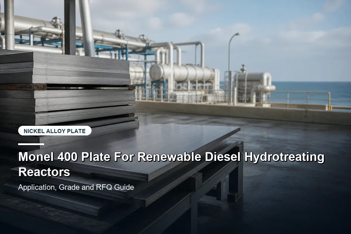 Monel 400 Plate For Renewable Diesel Hydrotreating Reactors