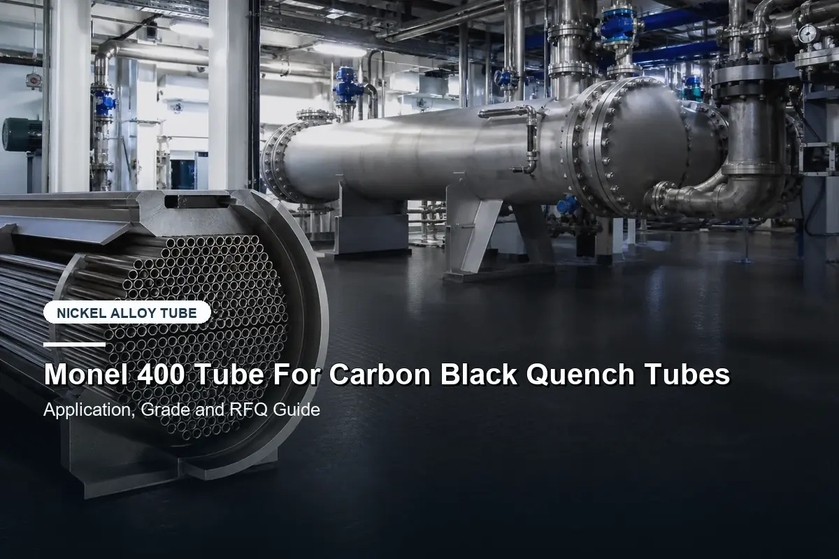 Monel 400 Tube For Carbon Black Quench Tubes