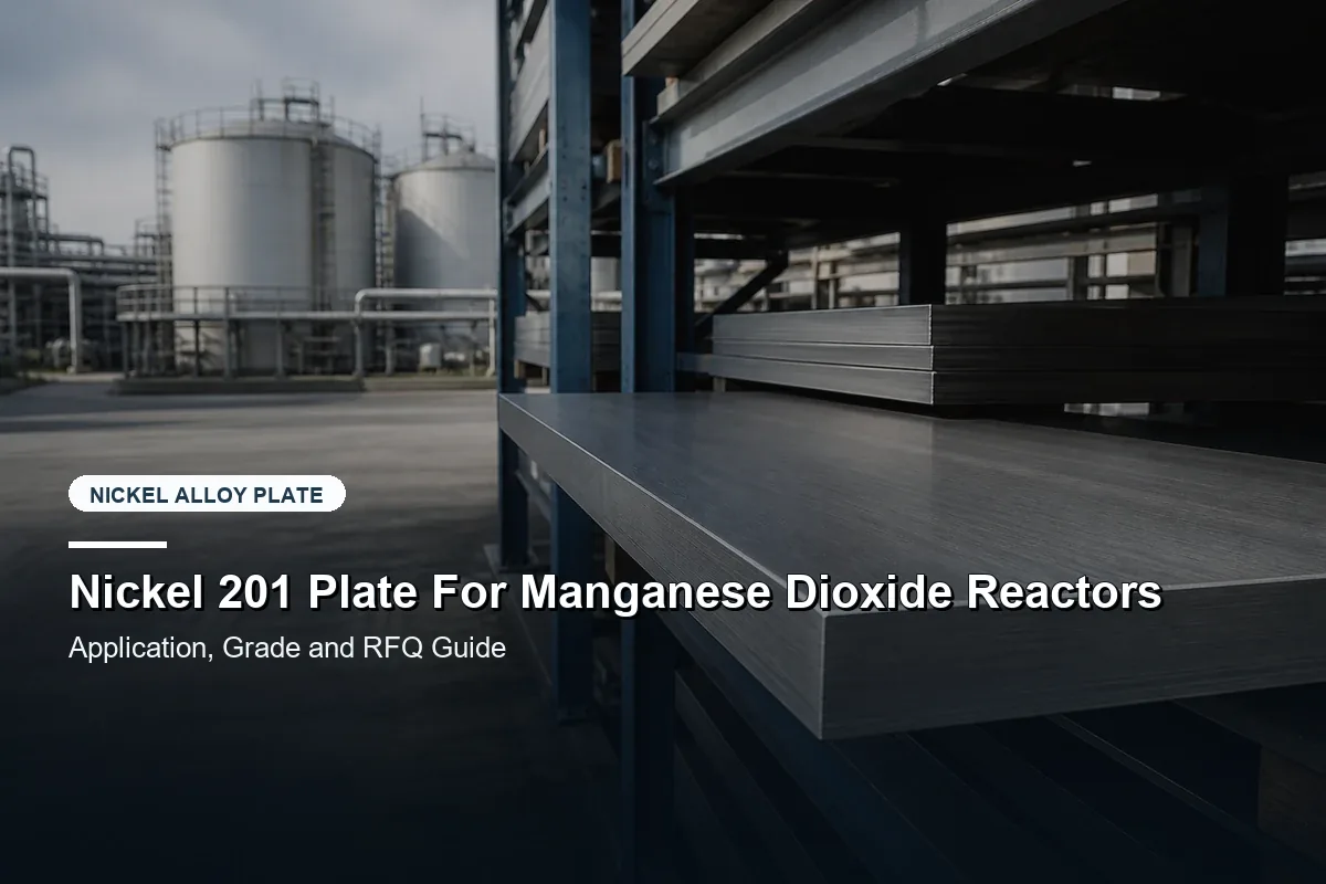 Nickel 201 Plate For Manganese Dioxide Reactors