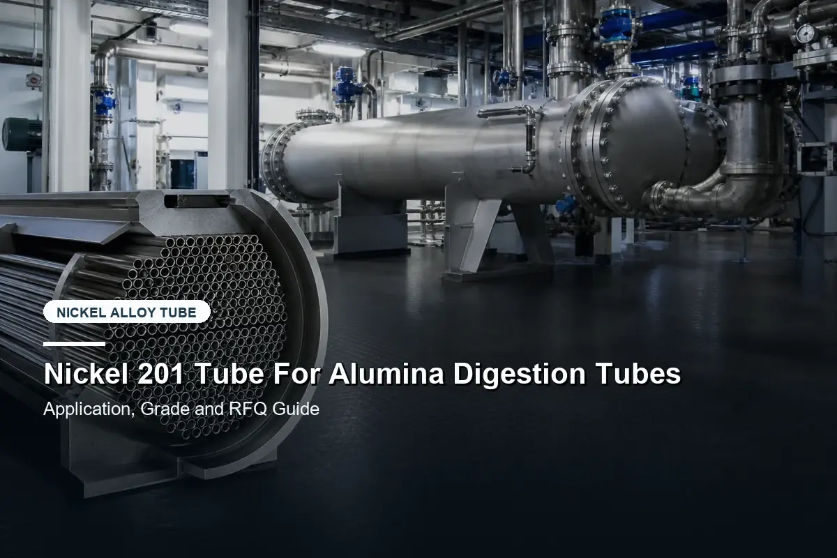 Nickel 201 Tube For Alumina Digestion Tubes