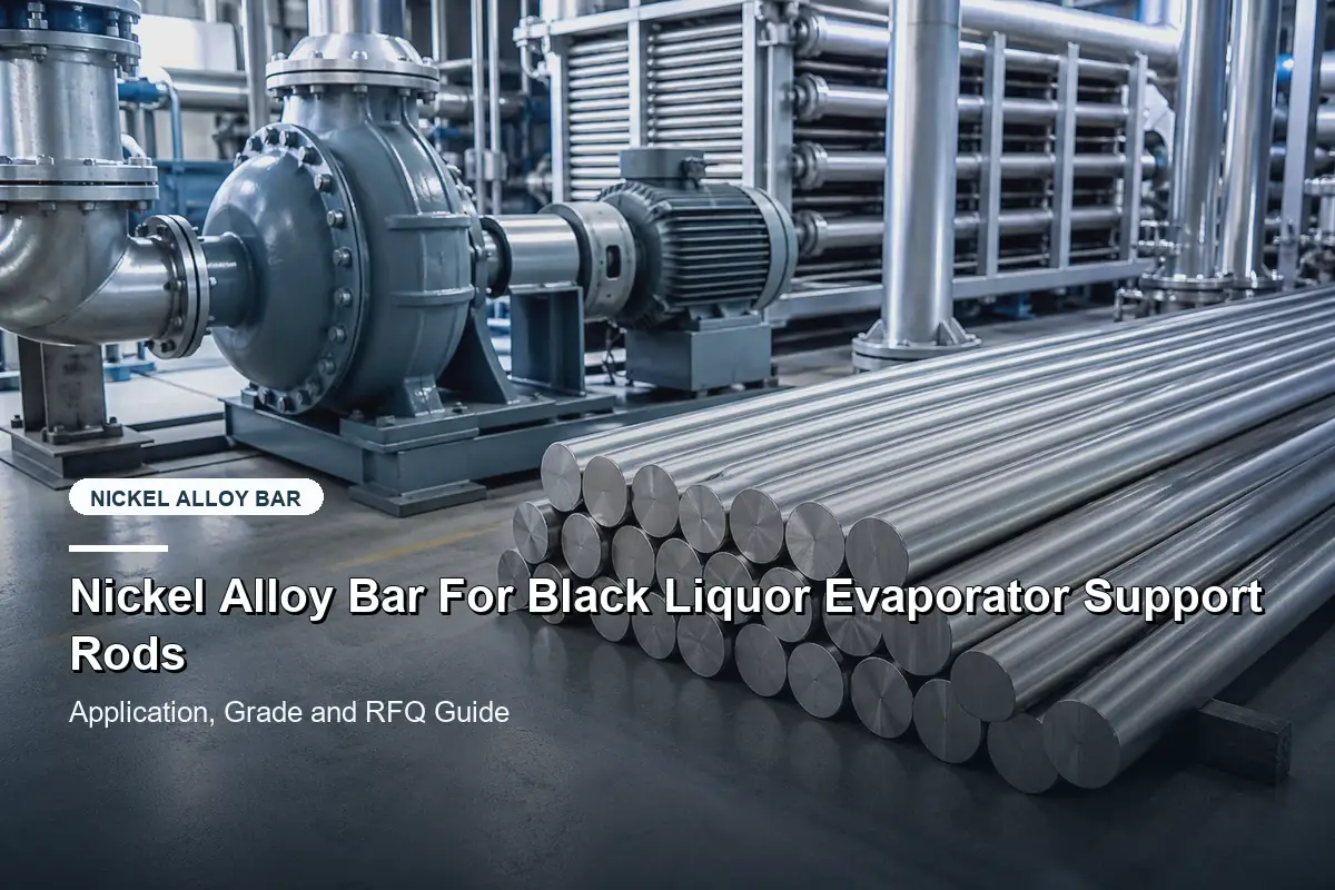Nickel Alloy Bar For Black Liquor Evaporator Support Rods
