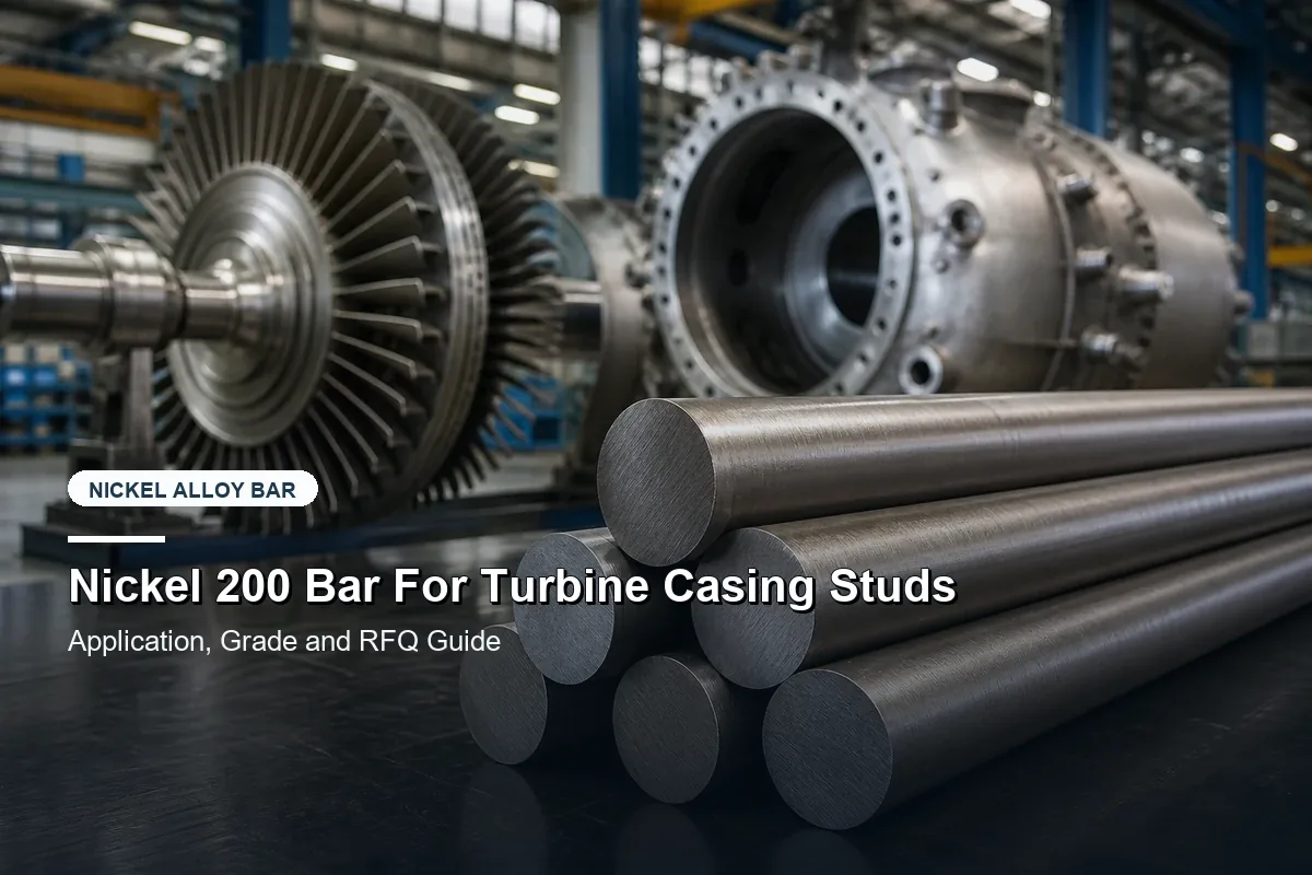 Nickel 200 Bar For Turbine Casing Studs
