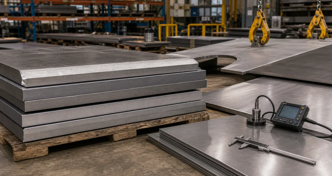 Alloy 330 plate for furnace retorts and baskets - nickel alloy plate stock and inspection