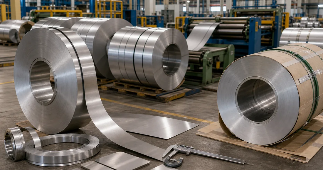 Kovar coil for glass to metal sealing parts - nickel alloy coil stock and slitting line