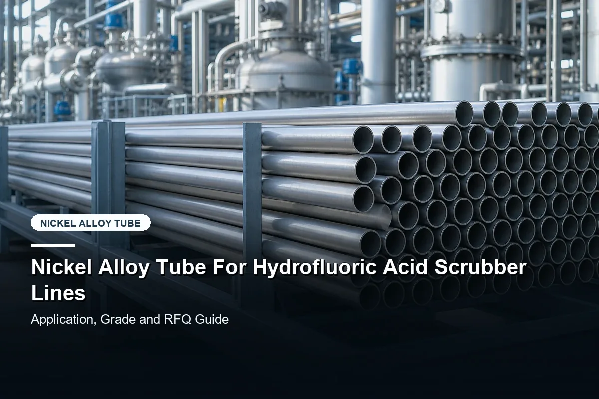Nickel Alloy Tube For Hydrofluoric Acid Scrubber Lines