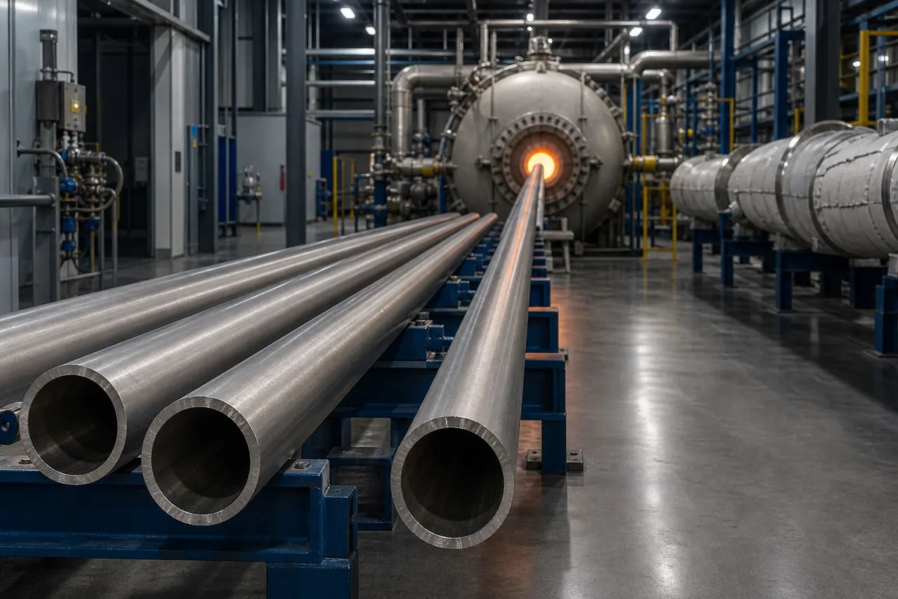 Inconel 600 pipe for high temperature chlorination service
